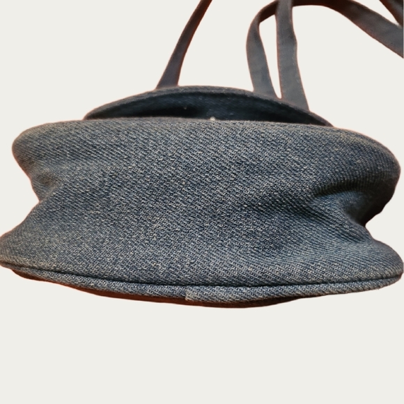 SPRING Denim MINI PURSE KING CROSSBODY Bag. LIKE NEW Condition - Picture 8 of 13